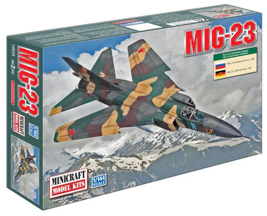 Available to Order – MIG 23 USSR w/2 marking options 1:144 (MIC 14655)