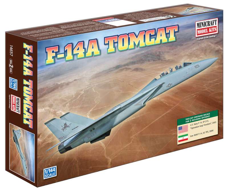 Available To Order – F-14A Tomcat USN w/2 marking options 1:144 (MIC 14657)