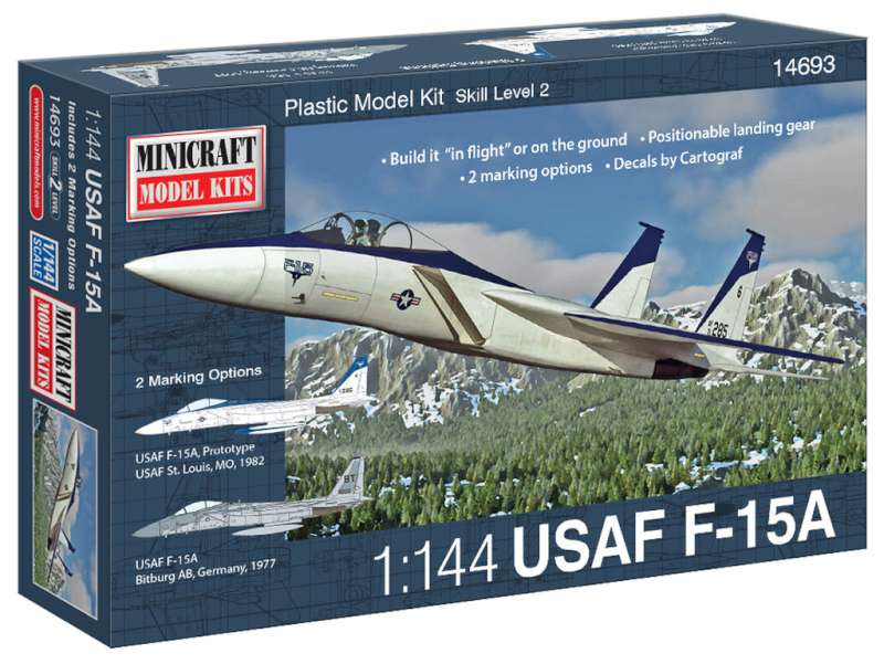Available To Order – F-15A USAF with 2 Marking Options 1:144 (MIC 14693)