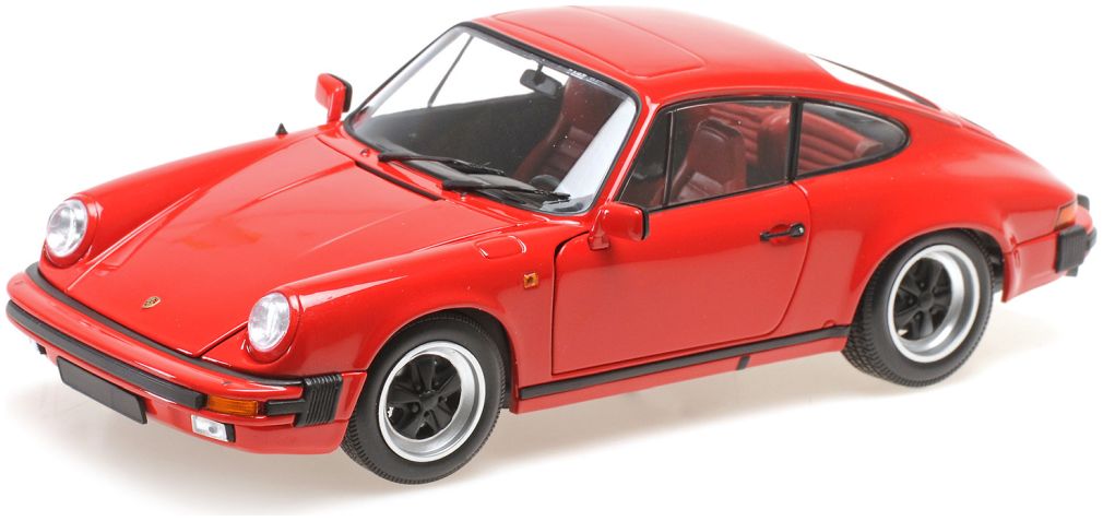 Porsche 911 Carrera Coupe 3.2 - 1983 - Red 1:18 Minichamps Model