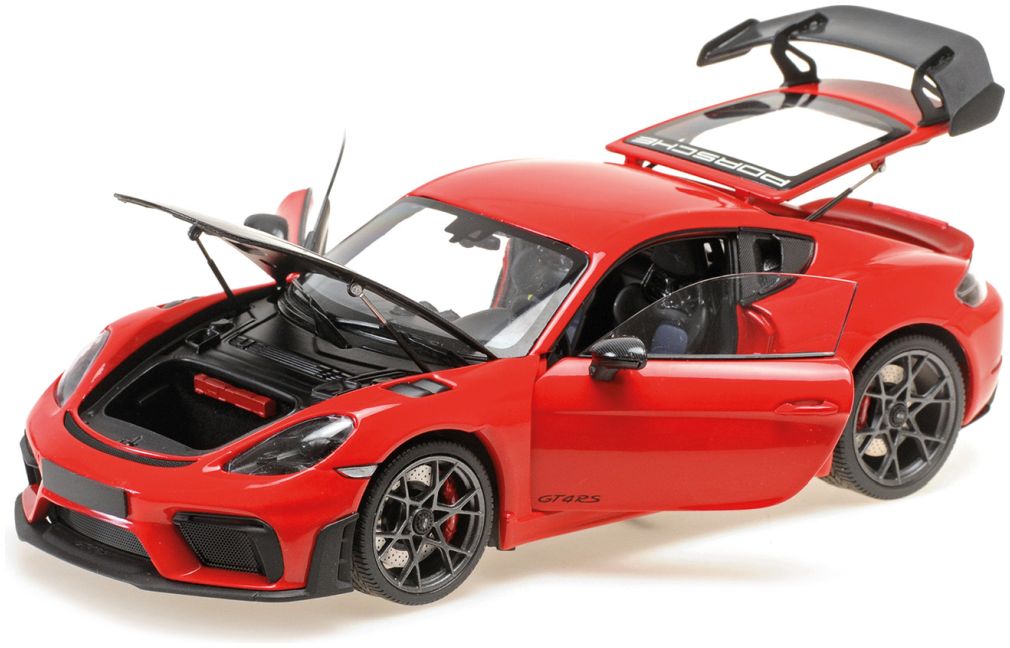 1:18 Minichamps Porsche Cayman Gt4 Rs 2024 - Red With Weissach Package 110062120