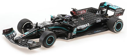 Available To Order – Mercedes-Amg W11 Eq Perf. 2020, L. Hamilton, British Gp Flat Tyre 1:18 Minichamps Model (MIN 110 200444)