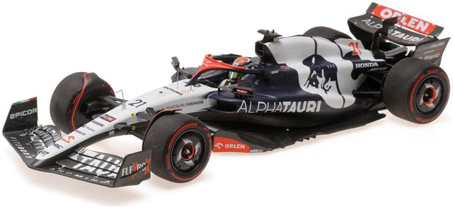 Available to Order – Scuderia Alphatauri At04 Nyck De Vries - Last Race British GP 2023 1:18 (MIN 117 230121)