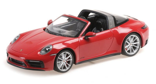 Available to Order – Porsche 911 (992)-Targa 4 GTS Red 2021 1:18 (MIN 155 061062)