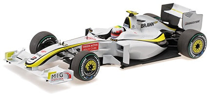 Available To Order – Brawn Gp Bgp001 Rubens Barrichello - Winner Gp Europe 2009 1:18 Minichamps Model (MIN 180 090223)
