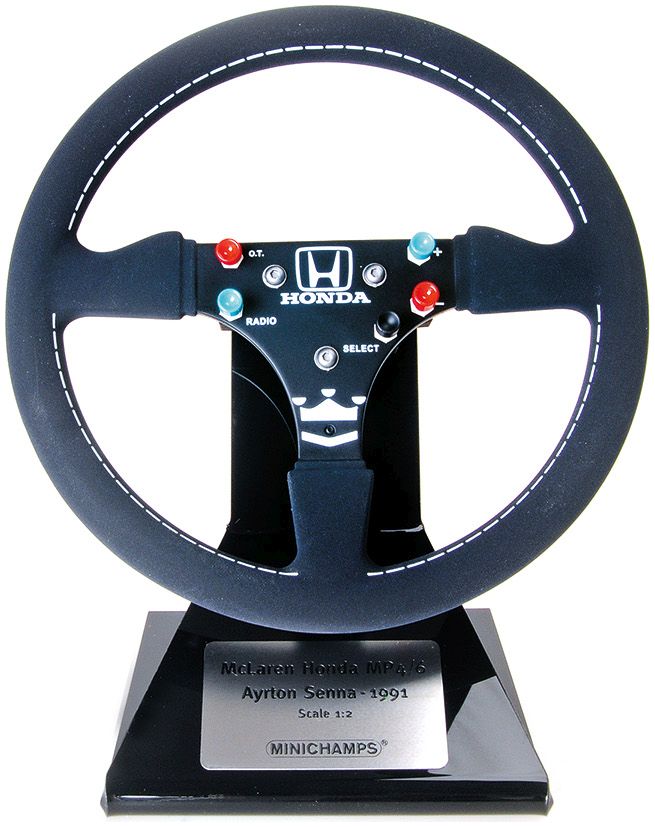 Available to Order – Steering Wheel Mclaren Mp4/6 1991, A. Senna 1:2 (MIN 254 910001)