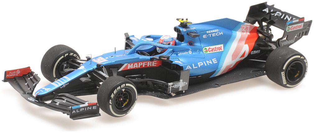 Available To Order – Alpine F1 Team A521 Esteban Ocon - Winner Hungarian Gp 2021 1:43 (MIN 417 211231)