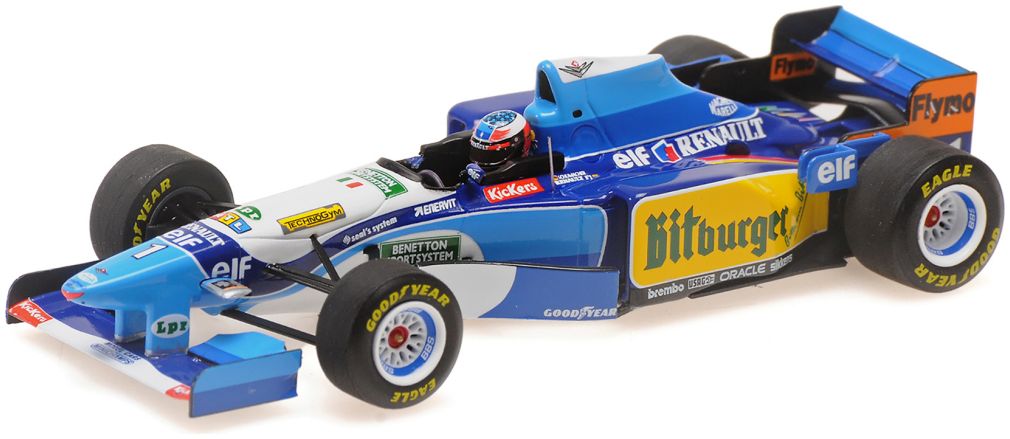 Benetton Renault B195 Michael Schumacher - Winner Monaco GP 1995 1:43 Minichamps Model