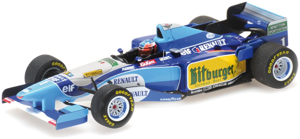 Benetton Renault B195 1995, M. Schumacher, Pacific Gp WC 1:43 Minichamps Model