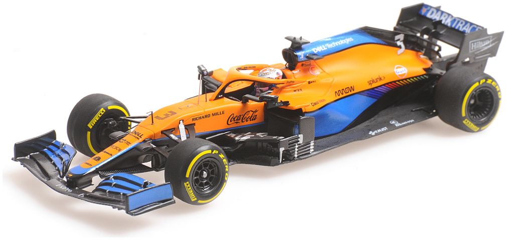 Mclaren F1 Team Mcl35M Daniel Ricciardo - Bahrain 2021 1:43 Minichamps Model