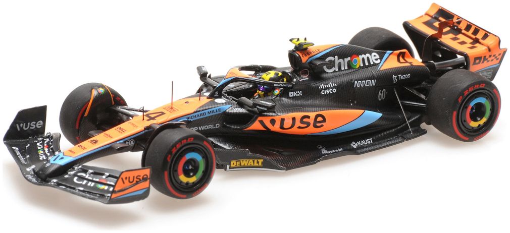 Mclaren F1 Team Mcl60 Lando Norris - Bahrain Gp 2023 1:43 Minichamps Model