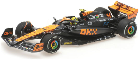 Mclaren F1 Team Mcl60 Lando Norris - 2nd Place Japanese GP 2023 1:43 Minichamps Model
