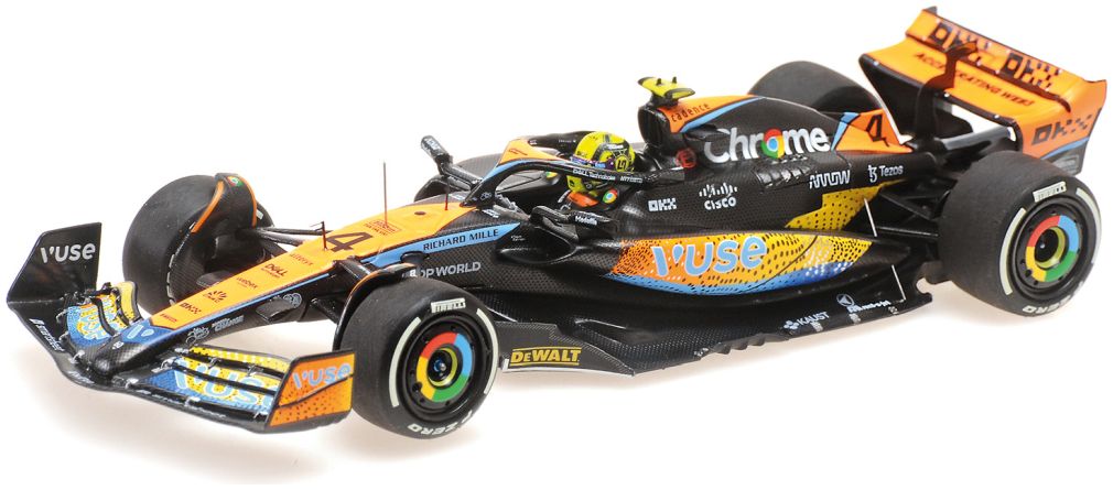 Mclaren F1 Team Mcl60 Lando Norris - Abu Dhabi Gp 2023 1:43 Minichamps Model
