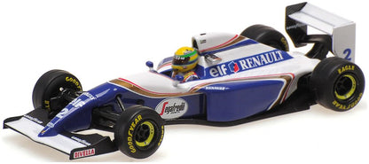 Available To Order – Williams Renault FW16 Ayrton Senna Brazil GP 1994 1:64 Minichamps Model (MIN 540 946402)