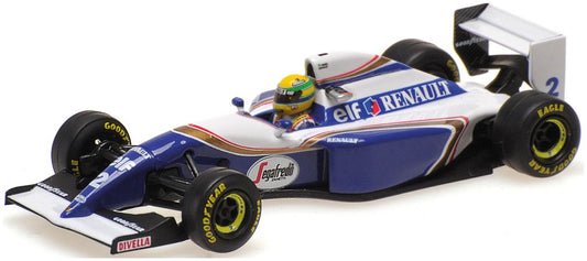 Available To Order – Williams Renault FW16 Ayrton Senna Brazil GP 1994 1:64 Minichamps Model (MIN 540 946402)