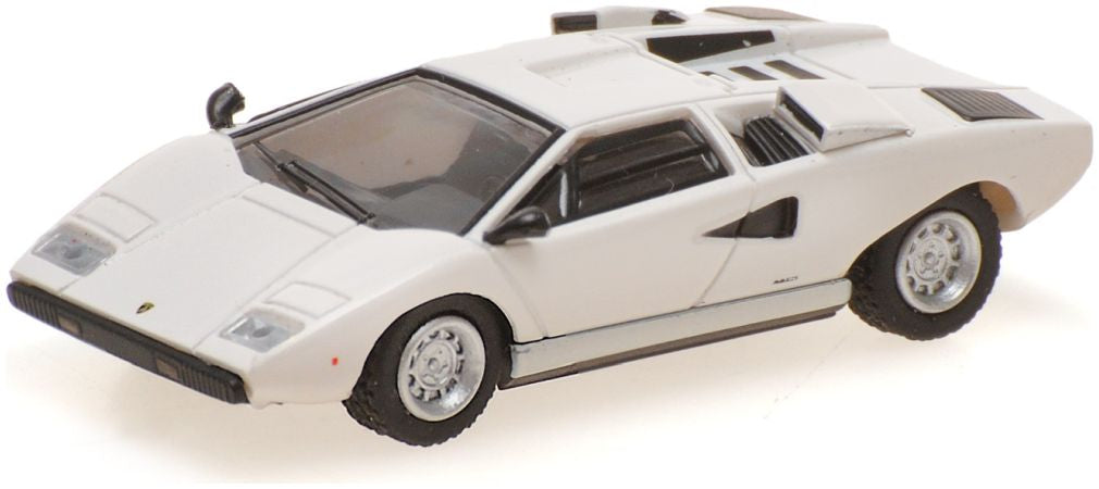 Lamborghini Countach Lp 400 - 1974 - White 1:87 Minichamps Model