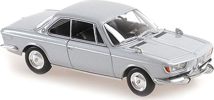 BMW 2000 CS Coupe 1967 Silver 1:43 Minichamps Model