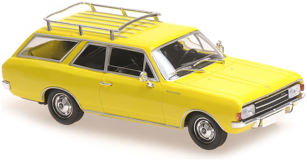 Opel Rekord C Caravan - 1969 - Yellow 1:43 Minichamps Model