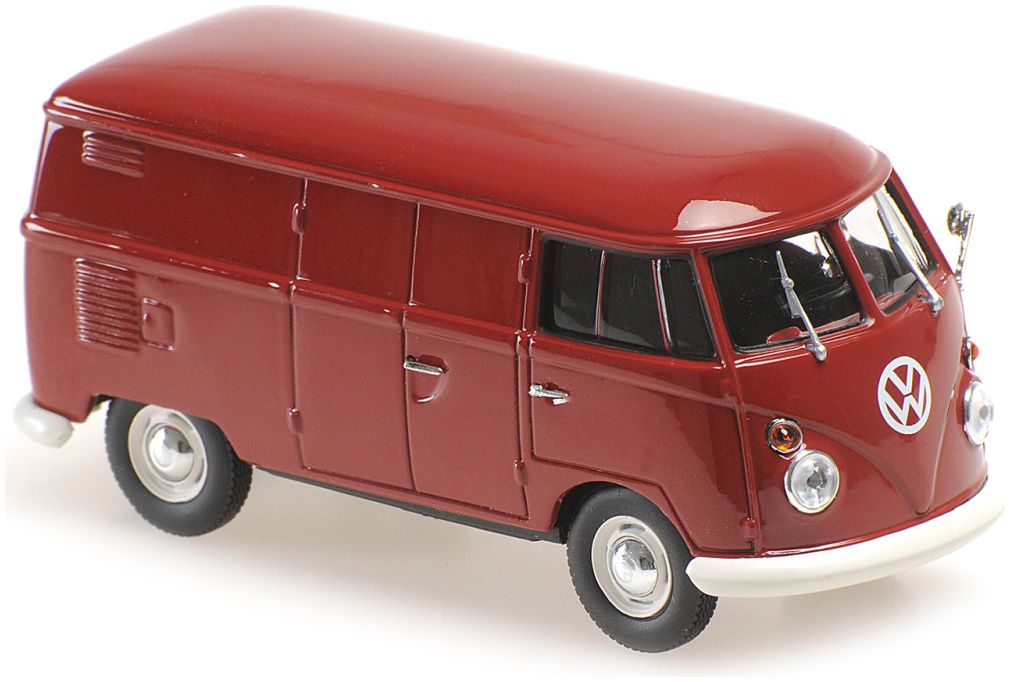 Volkswagen T1 Kastenwagen 1963, Dark Red 1:43 Minichamps Model