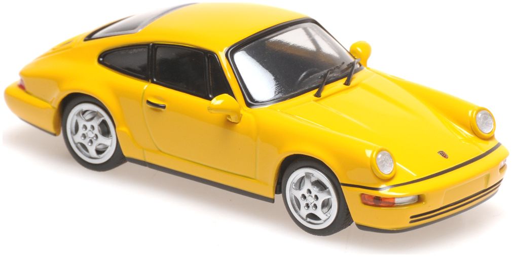 Porsche 911 Carrera 1992 - Yellow 1:43 Minichamps Model