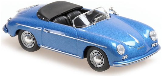 Porsche 356 A Speedster - 1956 Blue Metallic 1:43 Minichamps Model
