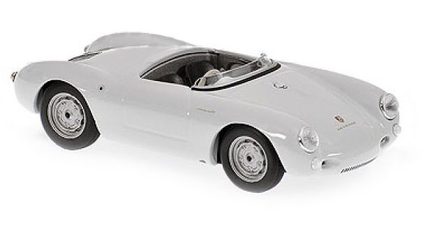 Porsche 550 Spyder 1955 Silver 1:43 Minichamps Model