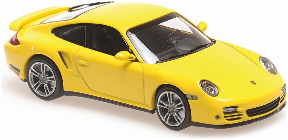 Porsche 911 Turbo - 2009 - Yellow 1:43 Minichamps Model