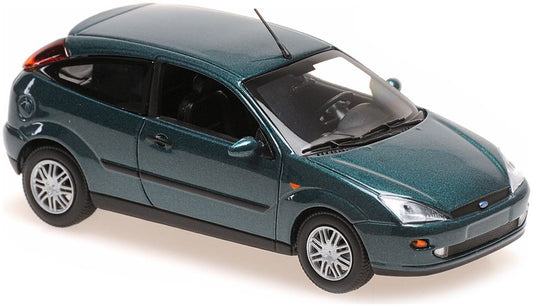 Ford Focus 2-Door - 1998 - Green Metallic 1:43 Minichamps Model
