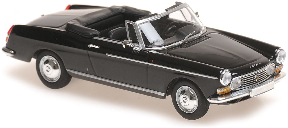 Peugeot 404 Cabriolet - 1962 - Black 1:43 Minichamps Model