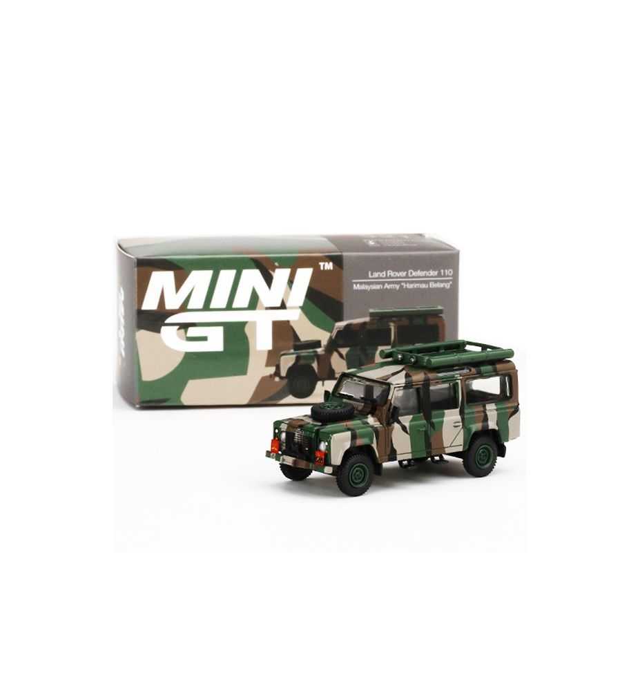 1:64 MINI GT MGT00321 MALAYSIA EXCLUSIVE LAND ROVER DEFENDER 110