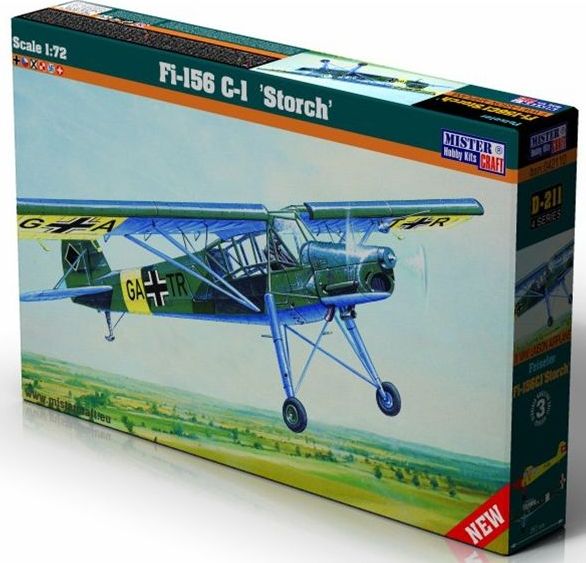 Available To Order – Fi-156 C-1 Storch 1:72 Mistercraft Kits Model (MIS MCD211)
