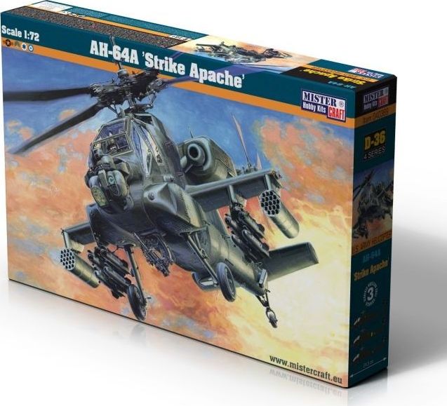 Available To Order – AH-64 Strike Apache Kit 1:72 Mistercraft Kits Model (MIS MCD36)