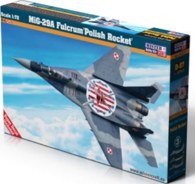 Available To Order – MIG-29A Fulcrum Polish Rocket Kit 1:72 Mistercraft Kits Model (MIS MCD97)