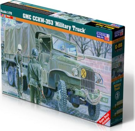 Available To Order – GMC CCKW-353 Military Truck Kit 1:72 Mistercraft Kits Model (MIS MCE98)
