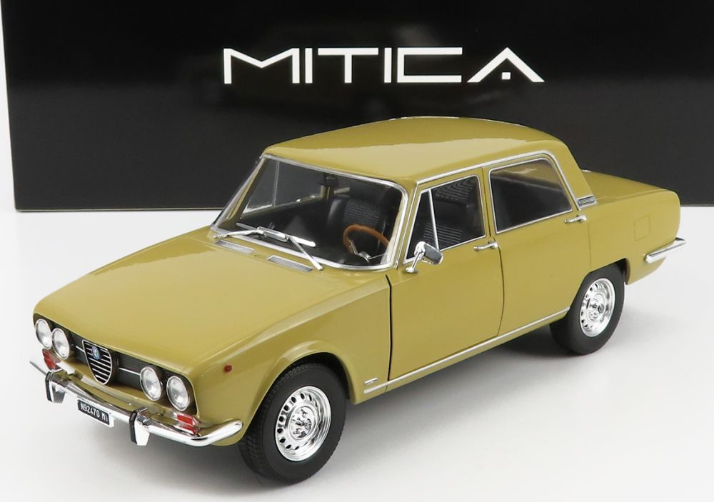 Available To Order – Alfa Romeo 2000 Berlina 1971 Giallo Piper 116 Limited Edition 500 pcs 1:18 (MIT 200005)