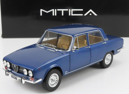 Available To Order – Alfa Romeo 2000 Berlina 1971 Cerchi Millerighe Wheels Blue Pervinca Metallic 1:18 (MIT 200006)