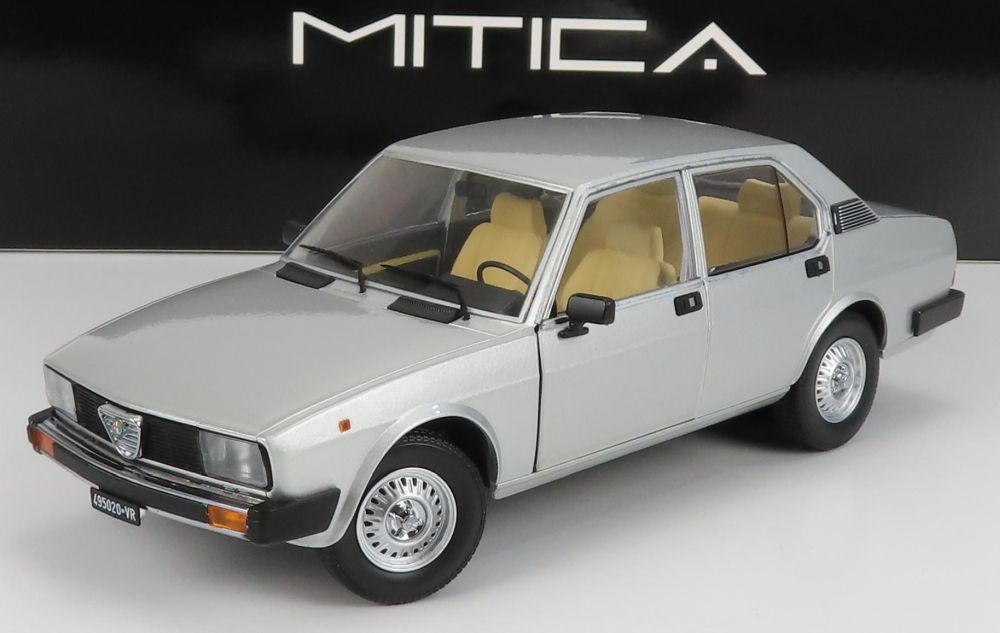 Available To Order – Alfa Romeo Alfetta Berlina 2000L 1978 Silver 749 Limited Edition 500 pcs 1:18 (MIT 200013)