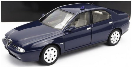 Available To Order – Alfa Romeo 166 2.5 V6 Police 1998 w/Carabinieri Decals + Flashing Light 1:18 (MIT 200034)