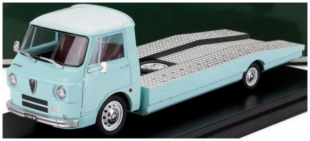 Alfa Romeo A12 (F12) Light Blue/White Carro Attrezzi Prima Serie Tow Truck 1967 1:43 Mitica Model