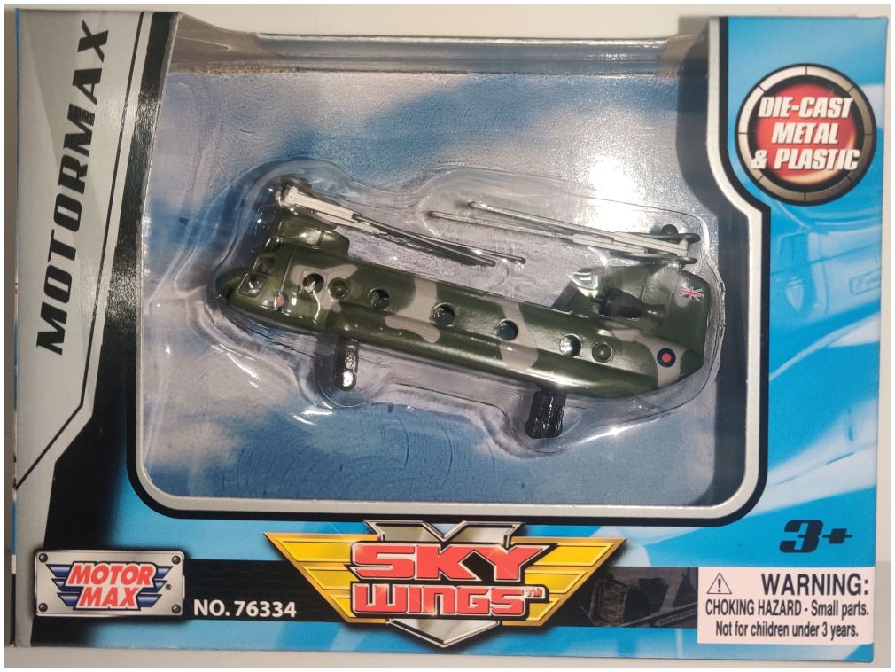 Chinook Helicopter FTB 9CM – diecast model