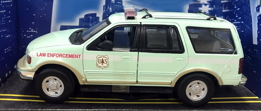 Ford Interceptor US Forestry Service Mint Green 1:24 – diecast model