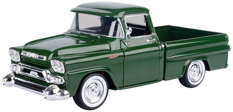 GMC 100 Wideside Pickup Green 1958 1:24 – diecast model