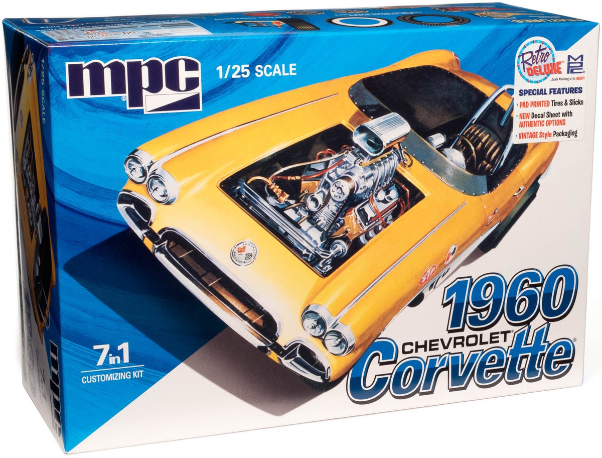 Available To Order – Chevy Corvette 1960 7-in-1 1:25 MPC Model (MPC 1002)