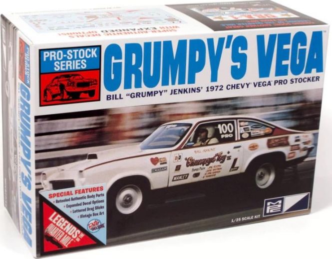 Available To Order – Chevy Vega 1972 Pro Stock/Bill 'Grumpy' Jenkins 1:25 MPC Model (MPC 877)