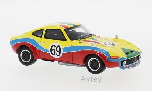 Available To Order – Opel GT Steinmetz #69 Nur72 Bert Dolk 1:43 Neo Scale Models (NEO 45806)