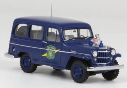 Available To Order – Jeep Willys Station Wagon, Michigan police 1:43 Neo Scale Models (NEO 49538)