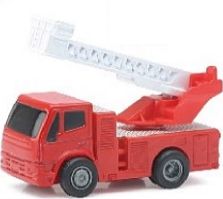 Available to Order – Fire Engine - Turntable (red) (pull Back) 6cm New Ray Model (NEW 01767B)