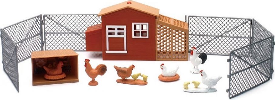 Available To Order – Chicken Coop Light and Sound w/Chickens 1:16 (NEW 05116)