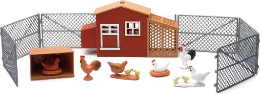Available To Order – Chicken Coop Light and Sound w/Chickens 1:16 (NEW 05116)