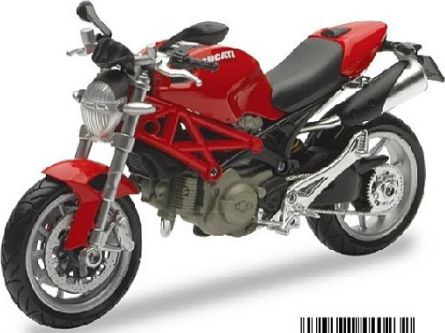 Available To Order – Ducati Monster 1100 Red 2010 (Asst #57523) 1:12 New Ray Model (NEW 44023)